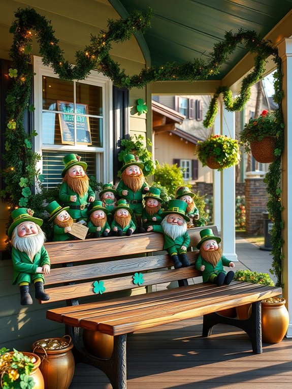 lucky leprechaun decorative figurines