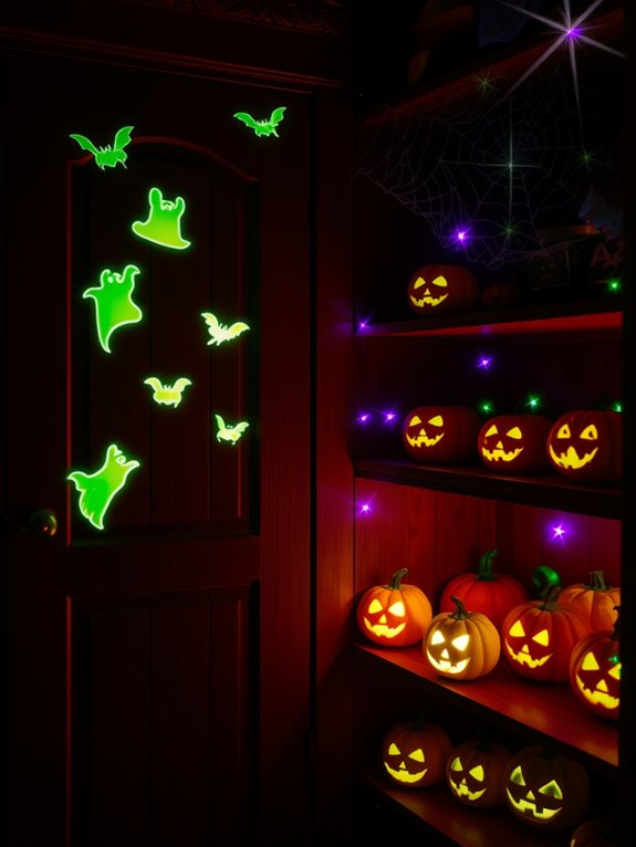 luminous nighttime decorative features