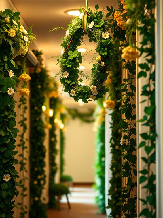 lush plants and flowers