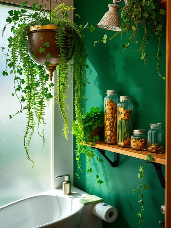 lush plants with irish flair