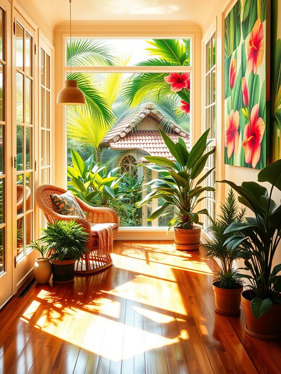 lush tropical print designs