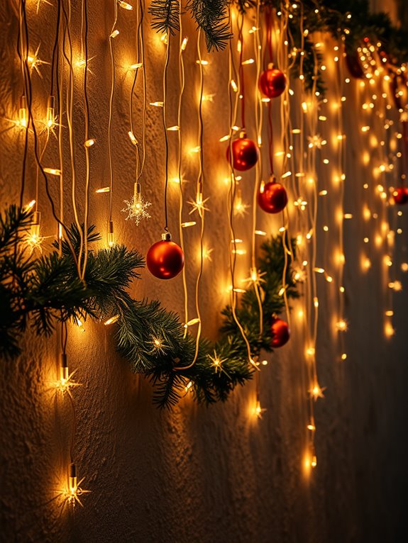 magical glow with ornaments