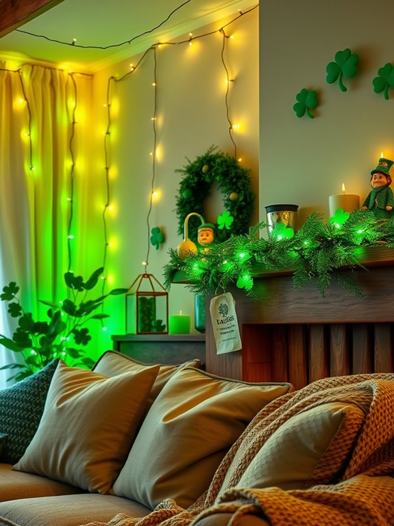 magical glow with string lights