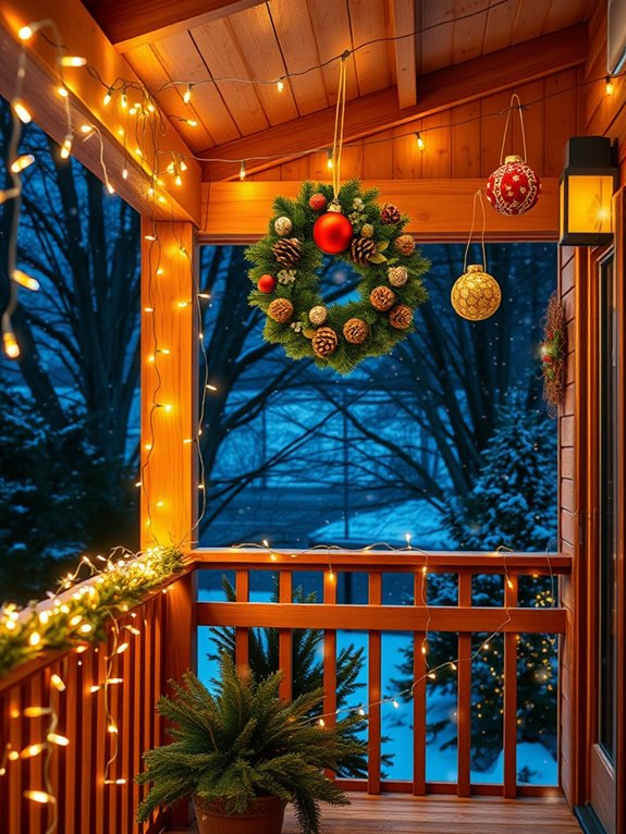 magical glow with twinkling lights