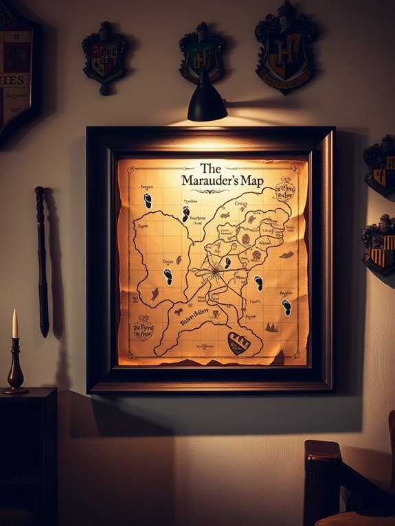 magical wall map adventure