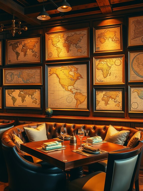 maps depicting exploration history