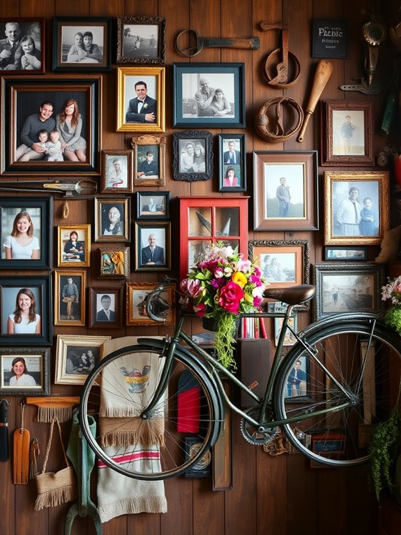 memories displayed on wall