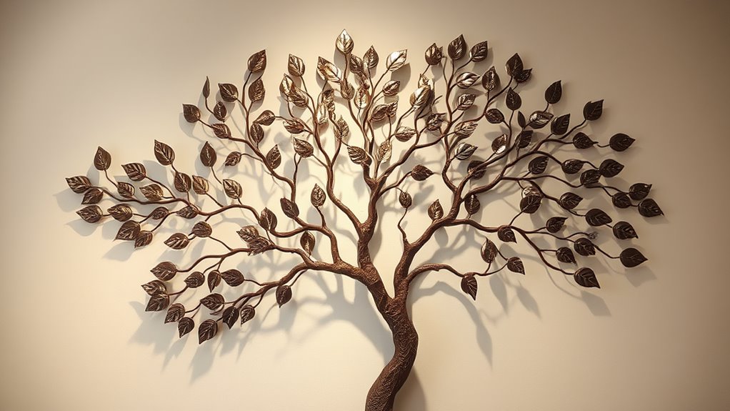 metal tree wall art