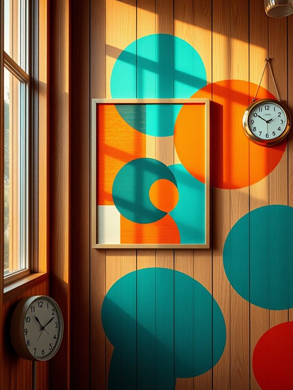 mid century wall art origins