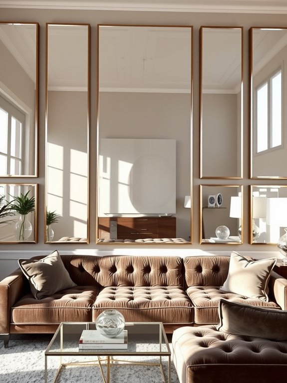 mirror enhanced interior design