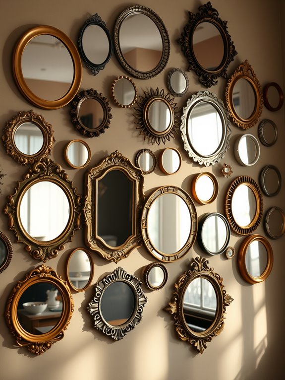 mirror gallery wall decor