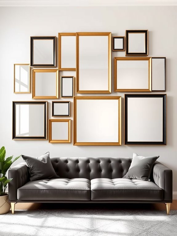 mirrors enhance interior depth