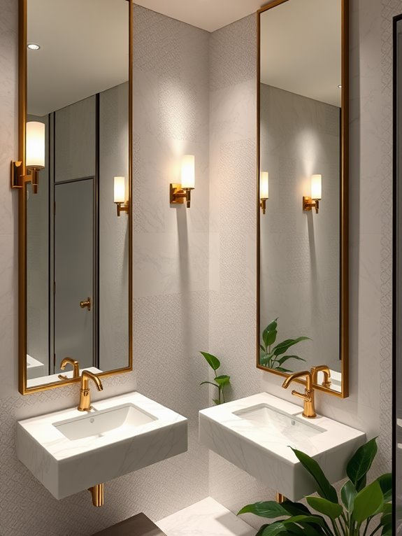 mirrors enhance spatial perception
