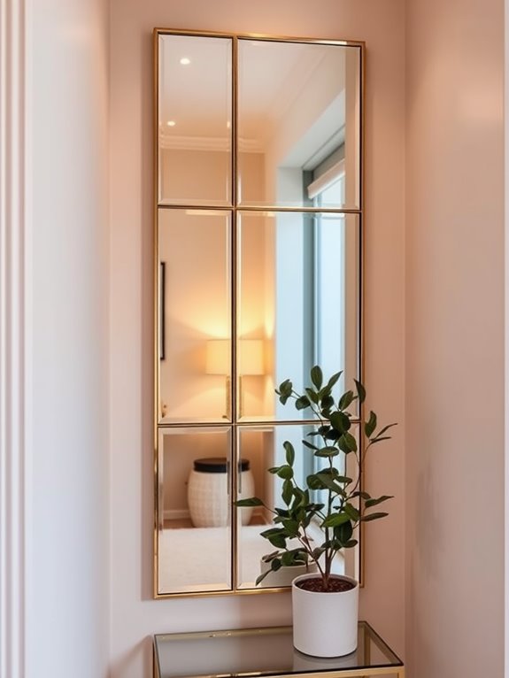 mirrors enhance tight spaces