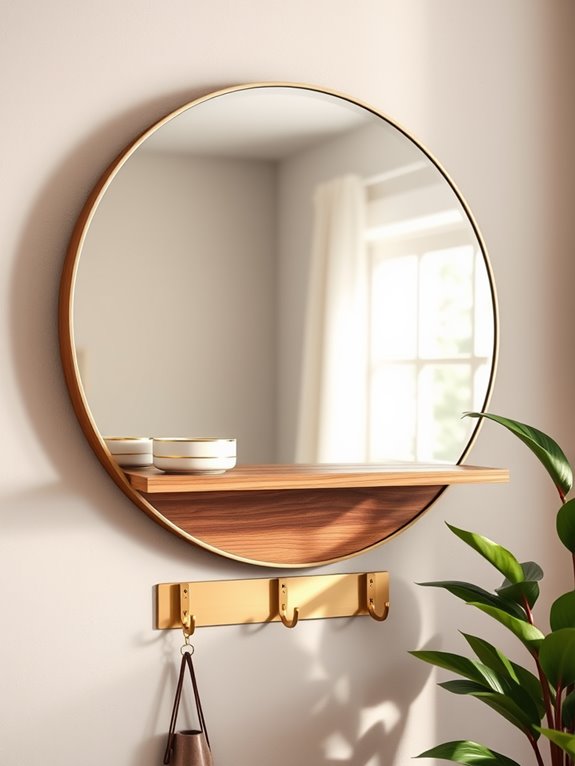 mirrors with functional storage
