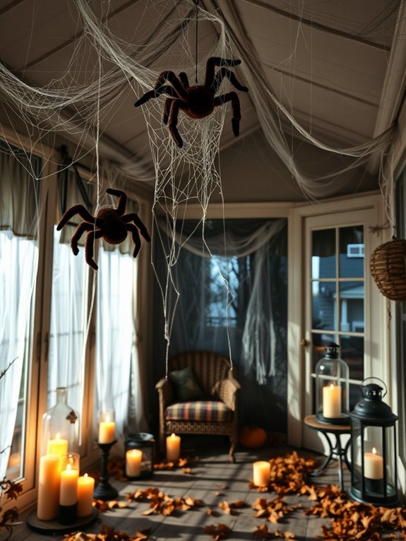 mysterious webs and arachnids