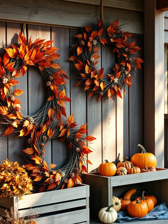 natural elements fall wreaths