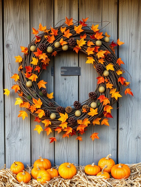 natural material rustic wreaths