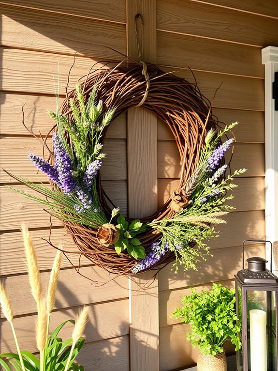 natural material wreath creations