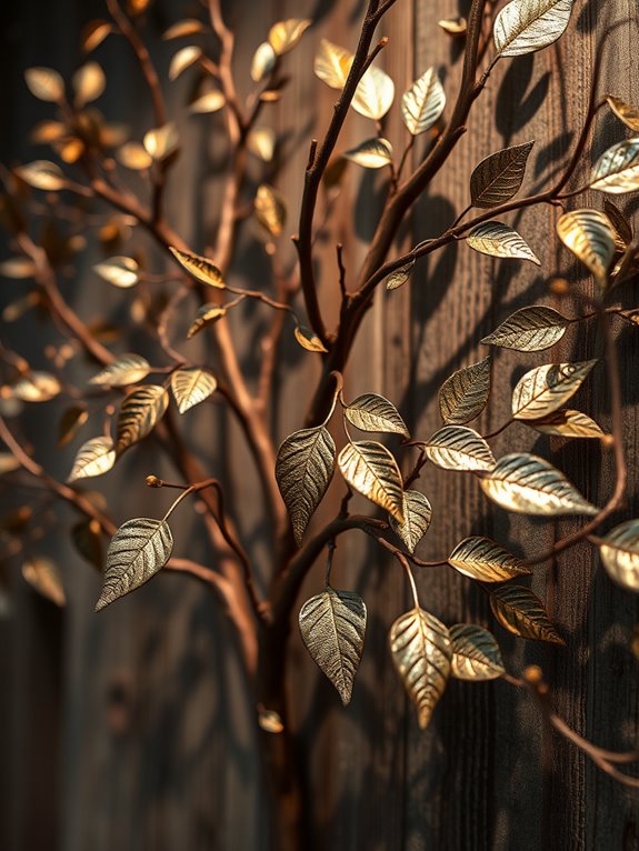natural rustic leaf design