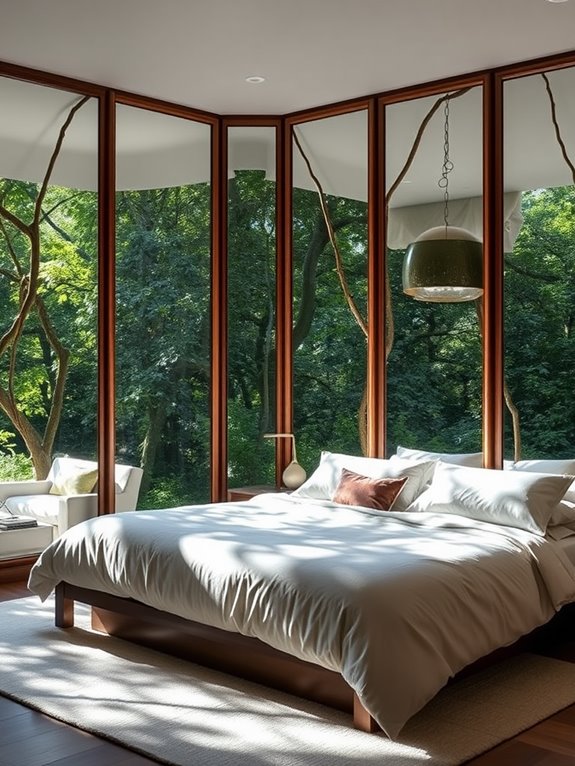 nature inspired serene mirrors