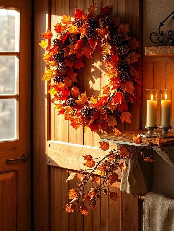 nature inspired wreaths and garlands