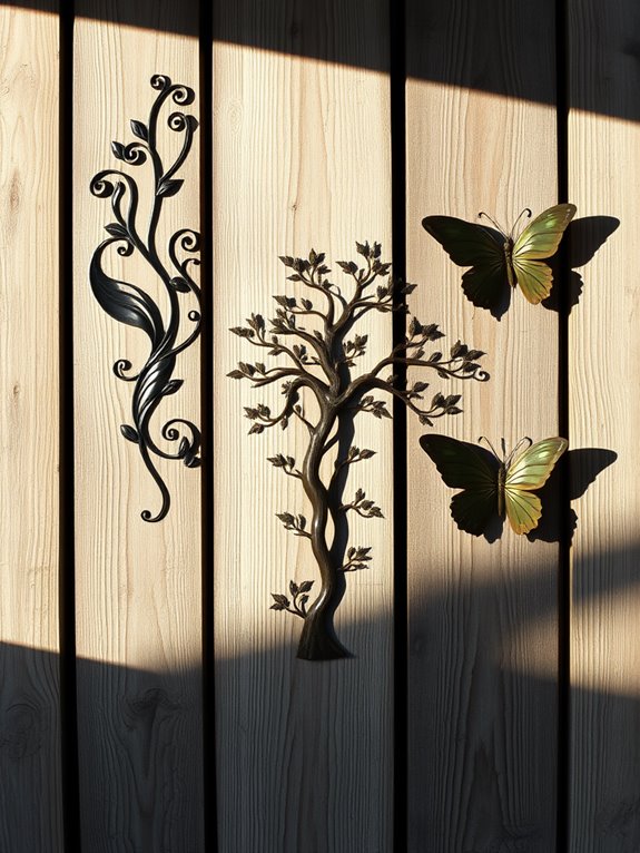 nature themed metal art