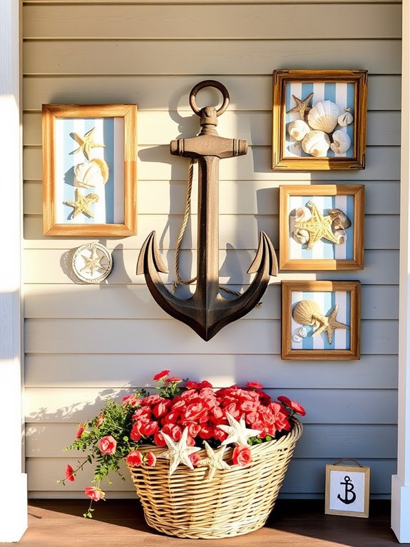 nautical inspired decorative artwork