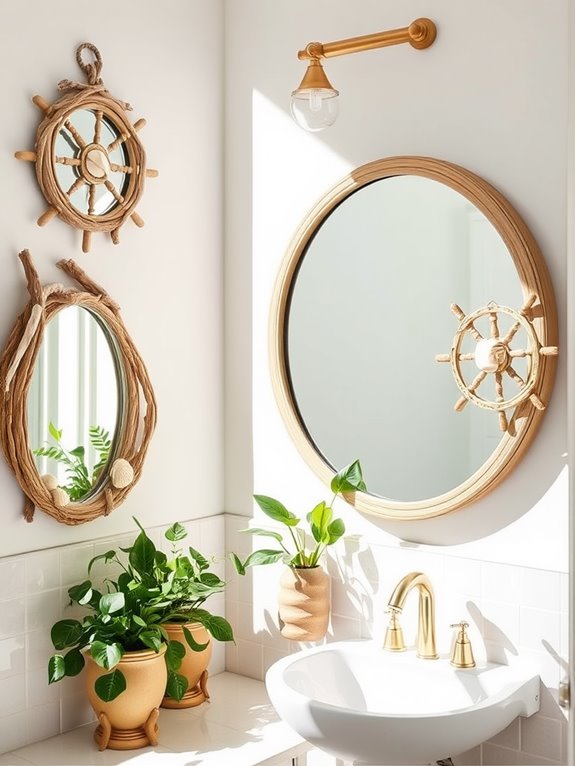nautical mirrors for decor