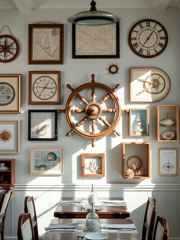 nautical themed decorative artwork