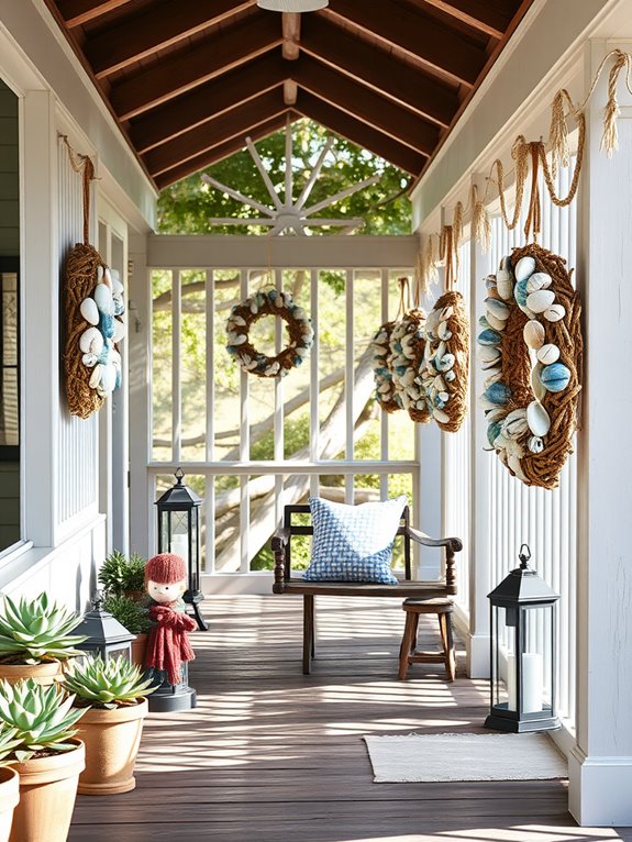 nautical themed decorative wreaths