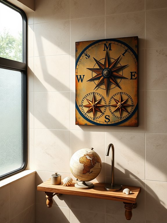 navigational decorative wall piece