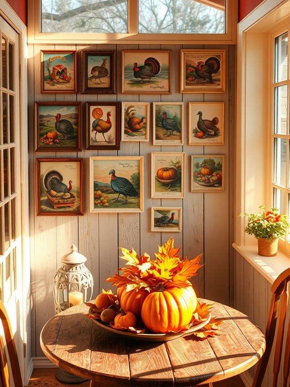 nostalgic thanksgiving postcard collection
