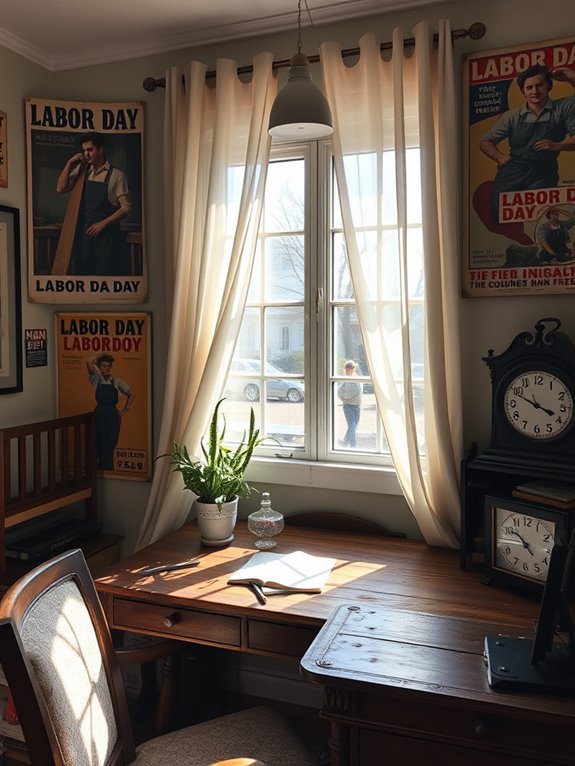 nostalgic vintage labor day