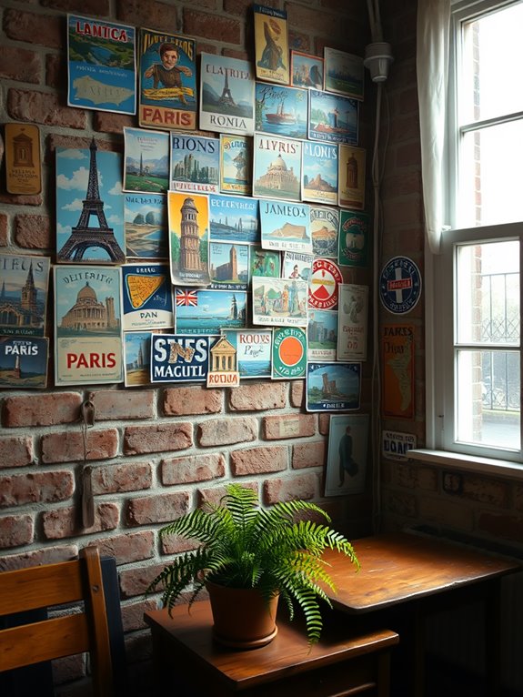 nostalgic vintage travel stickers