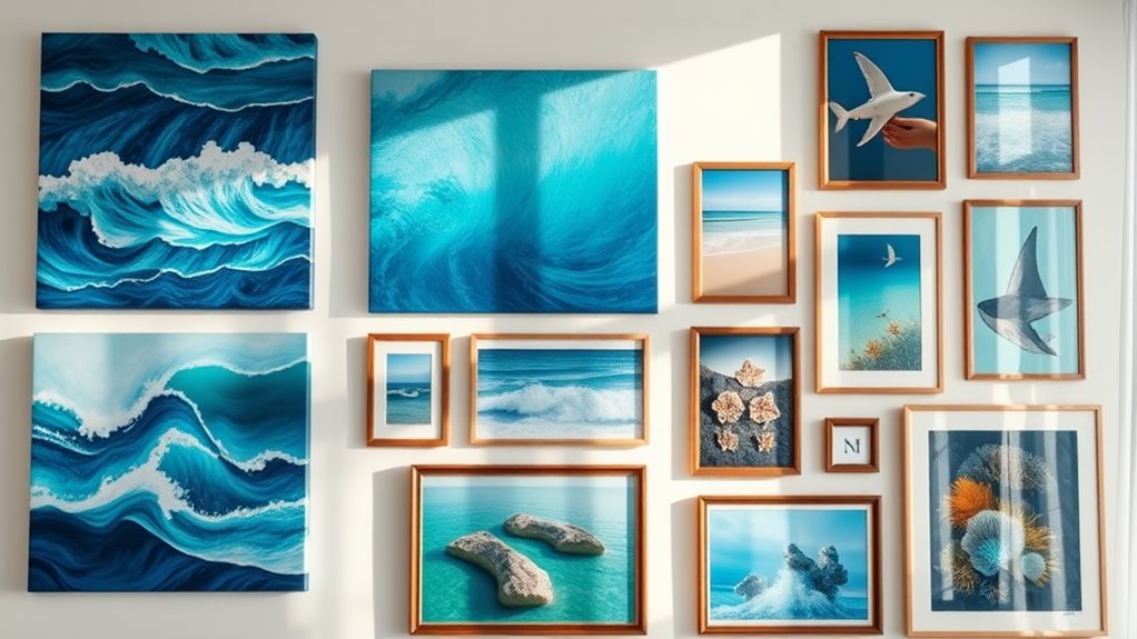 ocean themed wall art ideas
