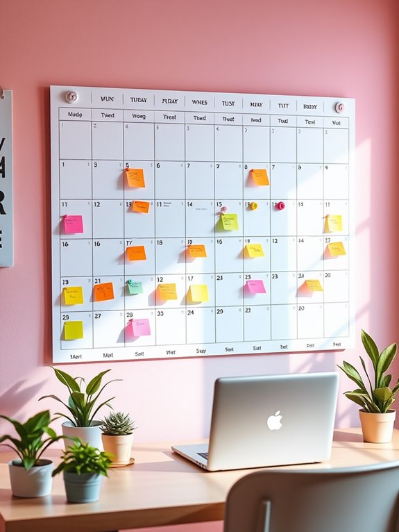 organized with functional calendars