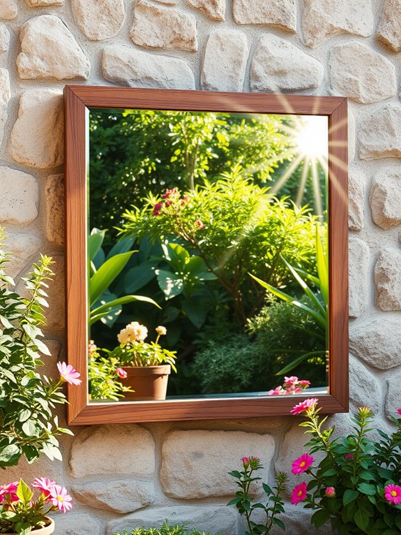 outdoor style reflective mirrors