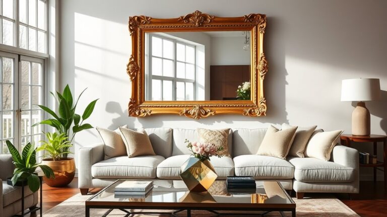 oversized wall mirror decor