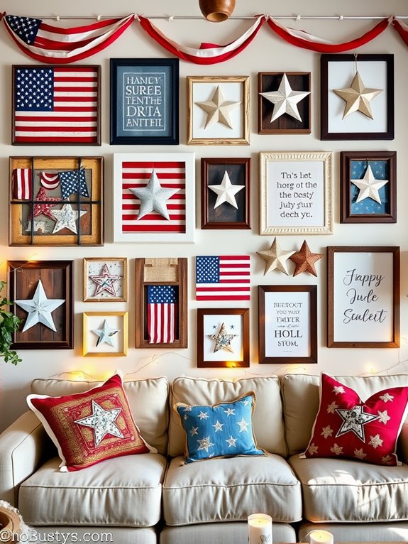 patriotic art wall decor