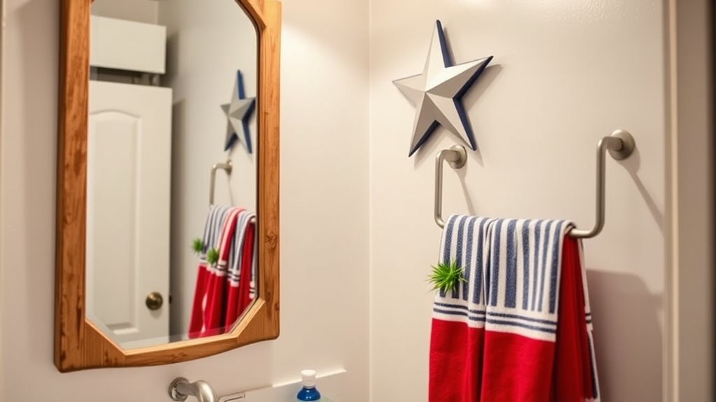 patriotic bathroom decor ideas