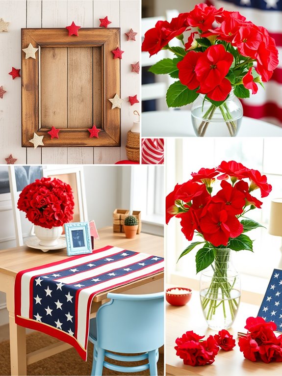 patriotic colorful photo montage