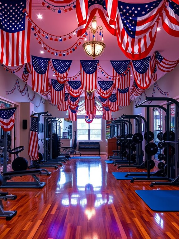patriotic decorations and symbols