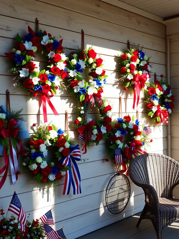 patriotic decorative door adornments