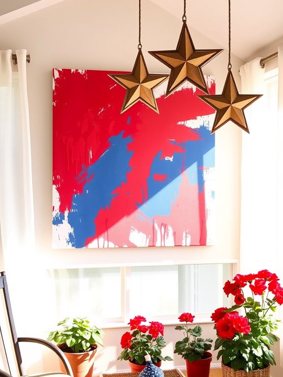 patriotic decorative wall art