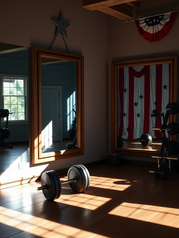 patriotic decorative wall mirrors