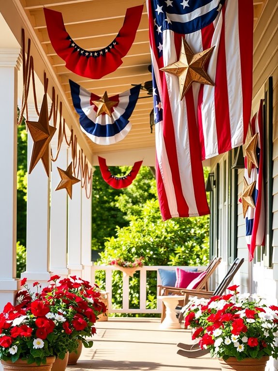 patriotic decorative wall piece