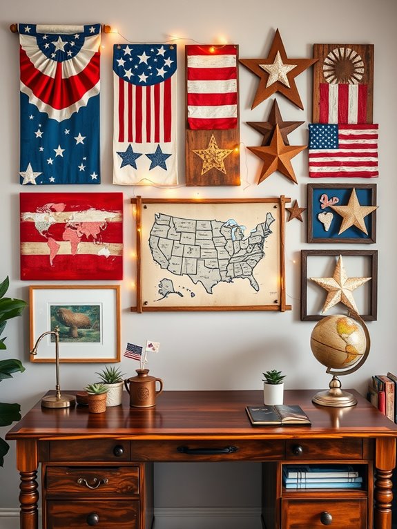 patriotic wall art project