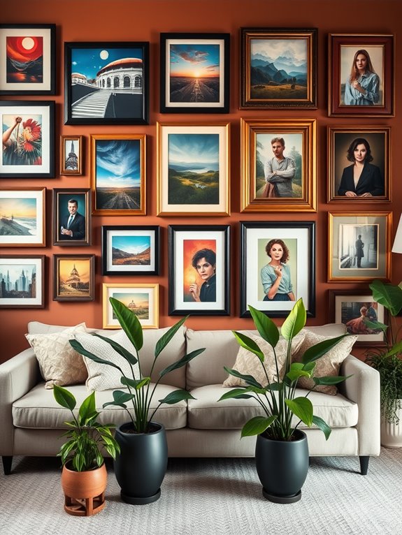 personalized art display collection