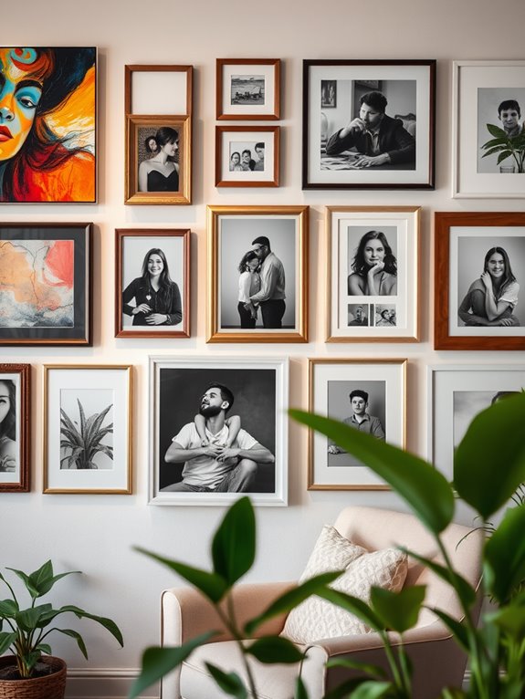 personalized gallery wall design